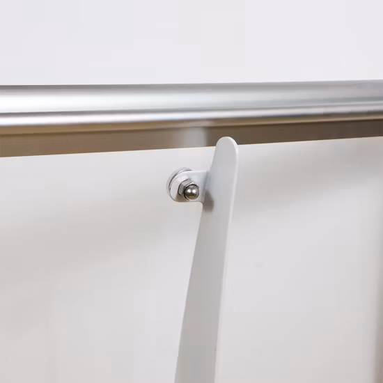 2,95 Fuß x 4,59 Fuß Außenüberdachung aus Polycarbonat, Terrassenüberdachung, Tür- und Fenstermarkise